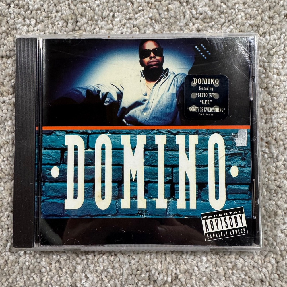 Domino Self-Titled Debut CD 1993 OutBurst Records Getto Jam DJ Battlecat OK